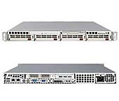 Platforma 1020P-T, H8DSP-i, SC816T-700, 1U, Dual Opteron 200 Series, 2xGbE, HT1000, 4x 3.5