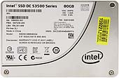 SSD 2.5 80GB Intel DC S3500 MLC Bulk Sata 
