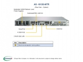 Platforma 1013S-MTR, H11SSL-I-P, 813MFTS-R407CBP, 1U, Single EPYC 7001/2, 2xGbE, Redudant 400W