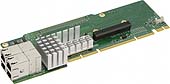 Supermicro 2U Ultra Riser with 2 10Gbase-T and 4 NVMe pors, Intel X540 AOC-2UR8N4-I2XT