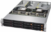 Supermicro Ultra 2U,12x3.5' Exp. 2x10G SFP+,X11DPU,829U2E1C4-R1K02-T