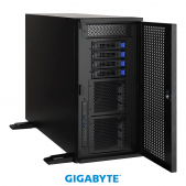 W291-Z00 Platforma 4U Tower Gigabyte AMD Epyc 7003, 4x dual slot GPU