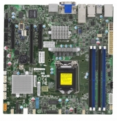 Płyta Główna Supermicro X11SSZ-TLN4F 1x CPU Micro ATX, 1U Dual 10GBase-T & Dual GbE LAN, w/ IPMI  foto1