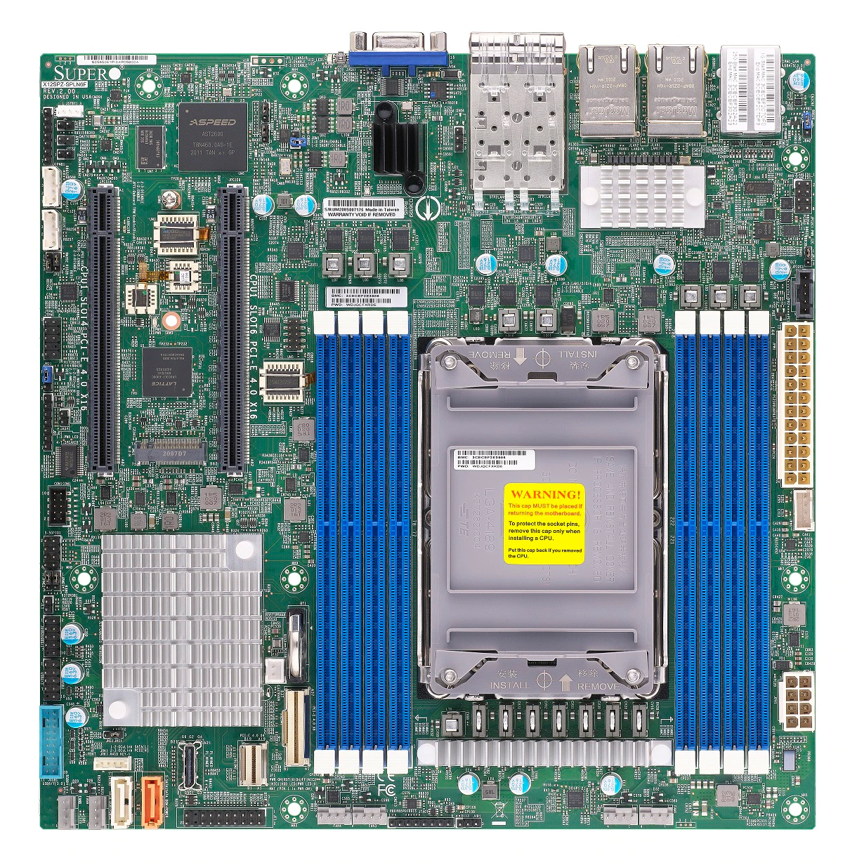 Płyta główna Supermicro X12SPZ-SPLN6F Intel uATX, C621A, 8x DDR4 3200MHz bulk