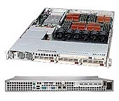 Platforma 1041A-T2F, H8QII+-F, 818TQ+-1000B, 1U, Quad Opteron 8000 Series, DDR3 foto1