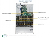 SUPERMICRO RACK 1U 2xSKL 6019U-TRTP (Complete System Only)