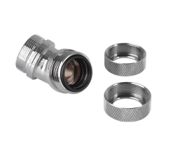 Pacific G1/4 PETG Tube 45-Degree Dual Compression (silber, 16mm OD)