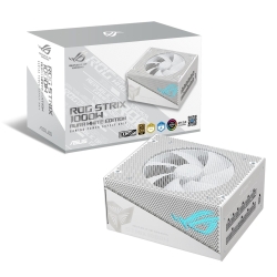 ASUS zdroj ROG STRIX 1000W Gold Aura Edition WHITE, 1000W, 80+ Gold, ARGB