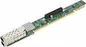 Supermicro 1U Ultra Riser with 2 10G SFP+ and 2 NVMe ports, Intel 82599ES (For Integration Only)