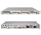 Platforma 1010P-8R, H8SSP-8, SC816S-R400, 1U, Single Opteron 200 Series, 2xGbE, Redudant 400W foto1