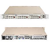 Platforma 1020A-8, H8DAR-8, SC812S-420C, 1U, Dual Opteron 200 Series, AIC-7902W, RAID 0/1/10, 420W