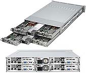 Platforma 2021TM-BTRF, H8DMT-F, 827H-R1400B, 2U, Four Nodes, Dual Opteron 2000 Series