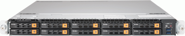 Supermicro AMD EPYC A+ Server 1123US-TN10RT Dual Socket, 10x NVMe, 2x 10GBase-T