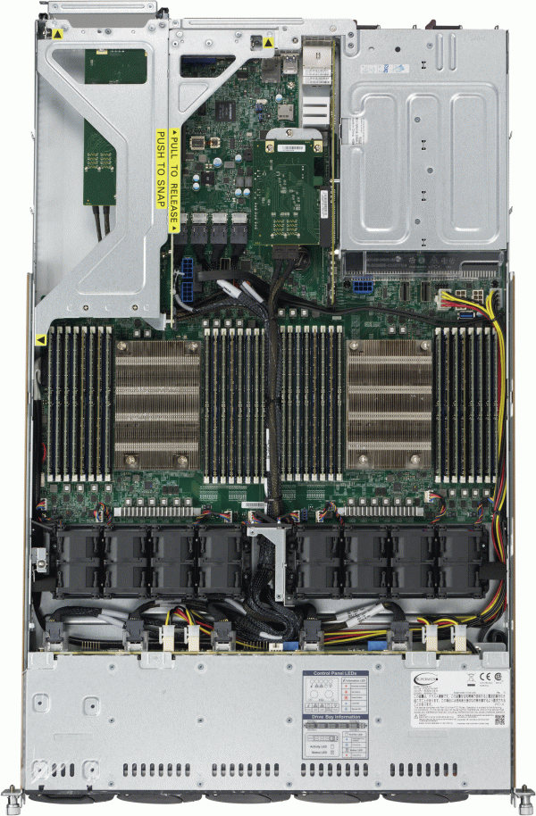 Platforma 1123US-TN10RT, H11DSU-IN 119UAC10-R1K02P-T, 1U, EPYC 7001/7002, 2x10GbE, U.2 NVMe