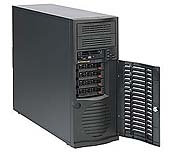 Obudowa serwerowa CSE-733T-500B BLACK SC733 MID TOWER 4 SATA 500W foto1