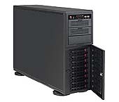 Obudowa serwerowa CSE-743TQ-1200B-SQ Black 4U Tower SC743TQ SQ with USB3, 1200W PWS foto1