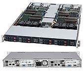 Obudowa serwerowa CSE-809T-1200B BLACK 1U TWIN SC809T W/ 1200W PWS foto1