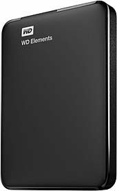WD HDex 2.5' USB3 1TB Elements Portable black