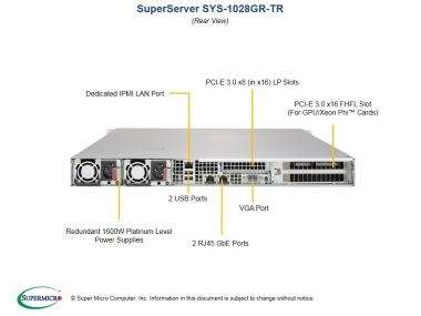 Supermicro SuperServer 1028GR-TR