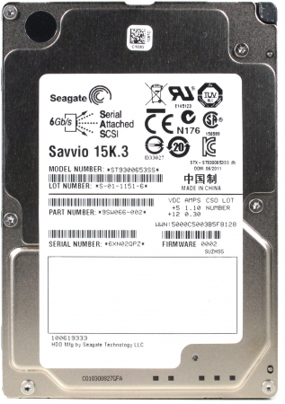 Seagate HD2.5' SAS2 300GB ST9300653SS/15k/512n