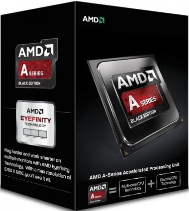 AMD A6 X2 6400K Box FM2 (3,900GHz) Black Edition