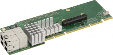 Supermicro 2U Ultra Riser with 2 10Gbase-T and 4 NVMe pors, Intel X540 AOC-2UR8N4-I2XT