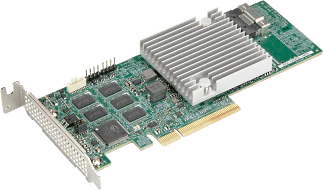 Supermicro LP 8-Port 12Gb/s SAS HBA AOC-S3908L-H8iR-16DD