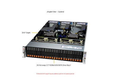 Serwer Supermicro AMD AS-2125HS-TNR