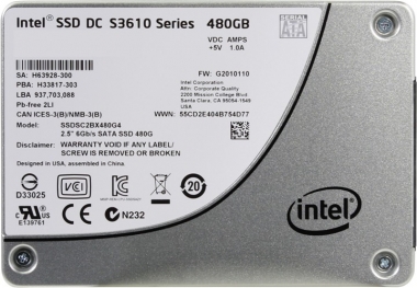 SSD 2.5' 480GB Intel DC S3610 MLC Bulk Sata 3