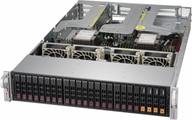 Supermicro Ultra 2U, 24x2.5' Exp. 4xGbE, X11DPU, 219U2E1C4-R1K02-T