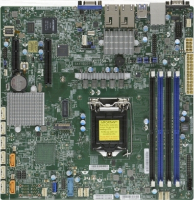 Płyta Główna Supermicro X11SSH-TF 1x CPU SkyLake 10Gb LAN IPMI 
