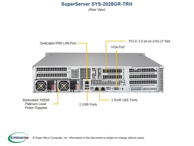 Supermicro SuperServer 2028GR-TRH