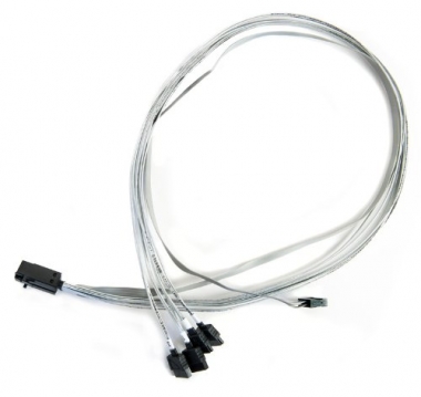 Adaptec Kabel SFF8643->4xSATA+SB intern 0.8m