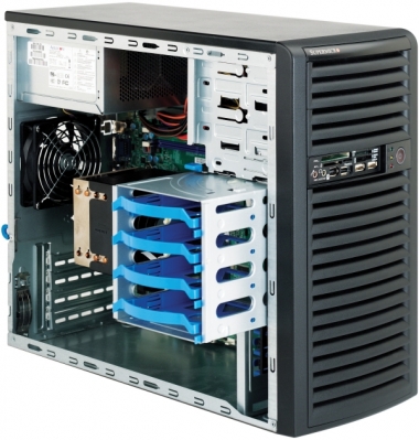 Obudowa serwerowa CSE-731I-300B SC731 Mini-Tower Server Chassis with 300W Power Supply