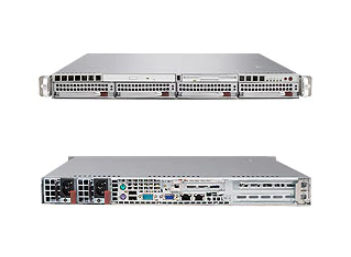 Platforma 1021M-UR+B, BLACK A+ SERVER,1U, Dual Opteron 2000, 2xGbE, MCP55 Pro, 4x 3.5, Redudant 650W