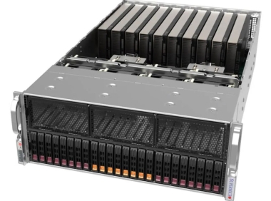 Serwer Supermicro AS-4125GS-TNRT2 Dual-Root PCIe GPU System z obsługą do 10 Kart GPU