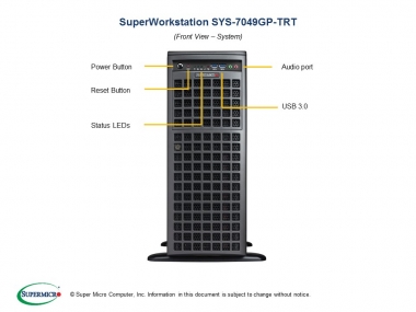 SUPERMICRO TOWER 2xSCALABLE 7049GP-TRT