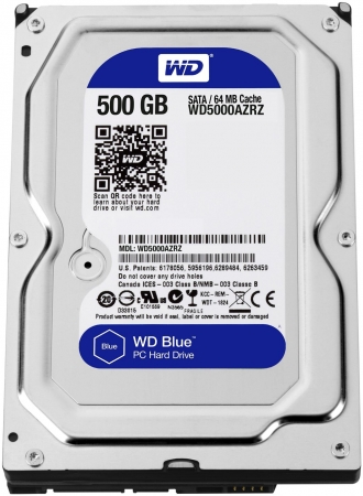 WD BLUE WD5000AZRZ 500GB SATA/600 64MB cache 5400 ot.