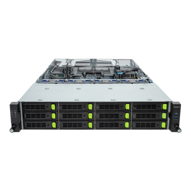 Serwer Gigabyte R283-P90-AAJ1 Rack Arm Server - AmpereOne® Family - 2U DP 12-Bay Gen5 NVMe/SATA/SAS4
