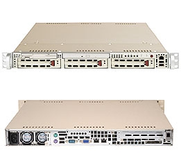 Platforma 1020A-8, H8DAR-8, SC812S-420C, 1U, Dual Opteron 200 Series, AIC-7902W, RAID 0/1/10, 420W