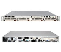 Platforma 1020S-8, H8DSR-8, SC813S+-500, 1U, Dual Opteron 200 Series, 2xGbE, AIC-7902W, 500W
