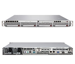 Platforma 1021M-T2RV, H8DMR-i2, SC815TQ-R650, 1U, Dual Opteron 2000 Series, 2xGbE, MCP55 Pro, 4x 3.5