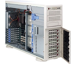 Platforma 4021M-T2R+, H8DME-2, SC745TQ-R800, T/4U, Dual Opteron 2000 Series, Redudant 800W