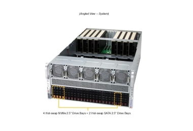 Serwer Supermicro GPU 5126GS-TNRT, dual Turin, 8x GPU H200, PCIE 5.0