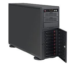 Obudowa serwerowa CSE-743TQ-1200B Black 4U Tower SC743TQ with USB3, 1200W PWS
