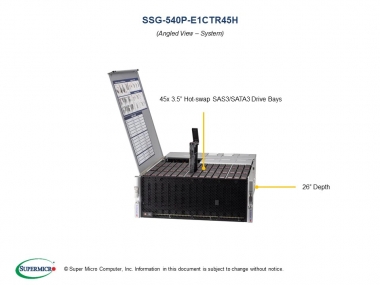Platforma Supermicro SSG UP 4U X12SPI-TF, CSE-946LTS-R1K66P1
