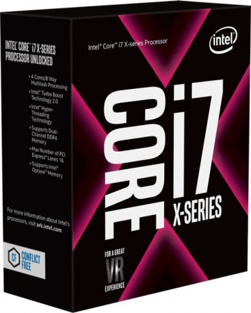 Intel Box Core i7 Processor i7-7800X 3,50Ghz 8,25M Skylake-X