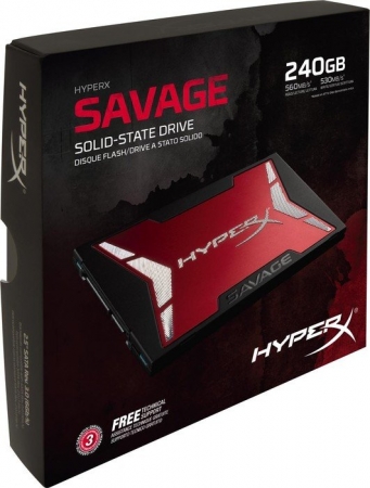SSD Kingston HyperX SAVAGE 240 GB Sata3 SHSS37A/240G