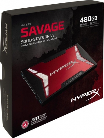 SSD Kingston HyperX SAVAGE 480 GB Sata3 SHSS37A/480G
