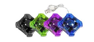 Hub USB 2.0 Esperanza 4 porty ''Star'' zielony